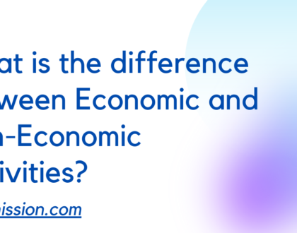 Difference between Economic and Non-Economic Activities