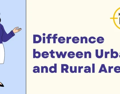 Difference between Urban and Rural Areas